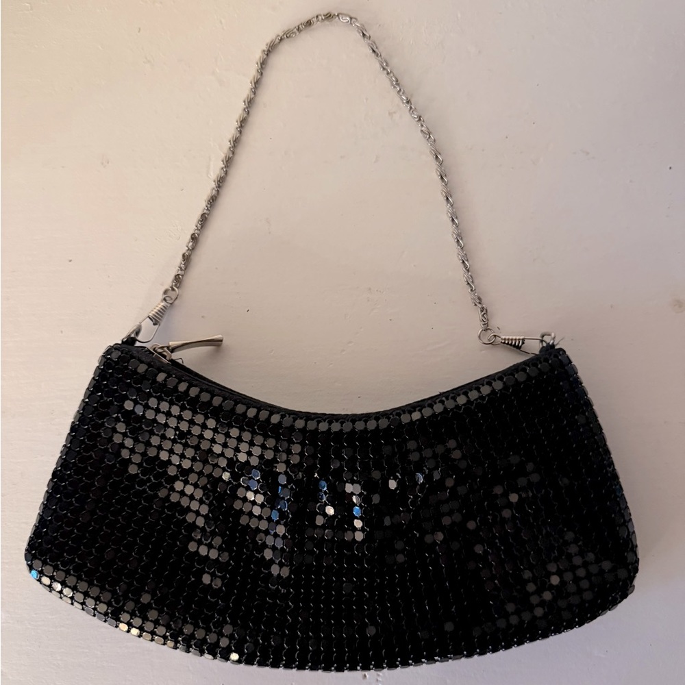 90s styled metal beaded bag